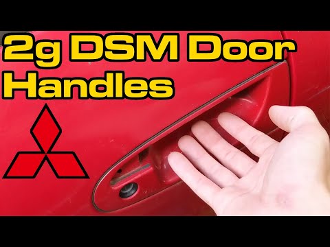 How To Fix 2g DSM Door Handles - Eclipse, Talon, Avenger, Sebring - Replace & Reinforce