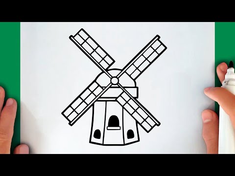 Video: Come Disegnare Un Mulino A