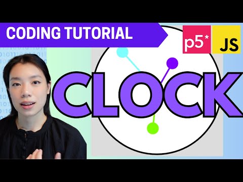 p5.js Coding Tutorial | Clock