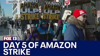 Day 5 of strike against Amazon | FOX 13 Seattle