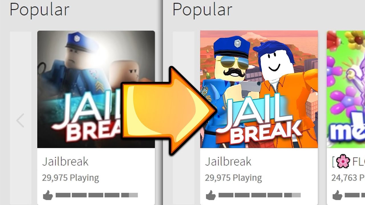 I Made The New Jailbreak Icon Youtube - jailbreak roblox game icon roblox