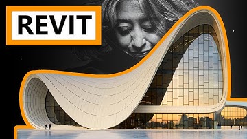 Revit Tutorial [2025] | Zaha Hadid Curves in Revit | Part 2 - Straight Walls under Curved Surfaces
