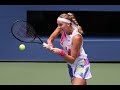 Kateryna Kozlova vs Petra Kvitova | US Open 2020 Round 2