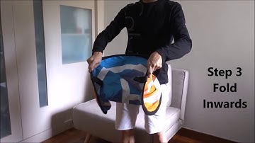 How to Fold your Landing Pad in 3 EASY Steps! - Tutorial for Drone Launch / Helipads (Simple Method)