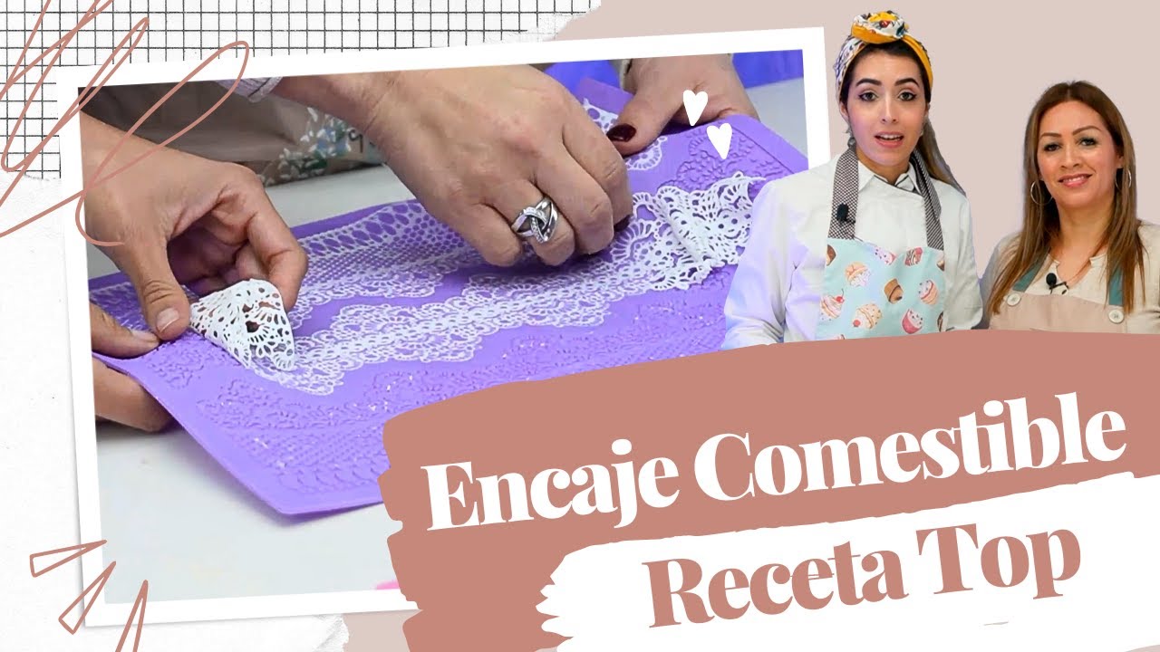 ENCAJE COMESTIBLE | decorar Pasteles de BODA