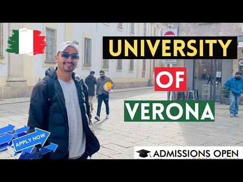 University of Verona Tour! Tuition Fees! Scholarship! Application Process! Part-time jobs