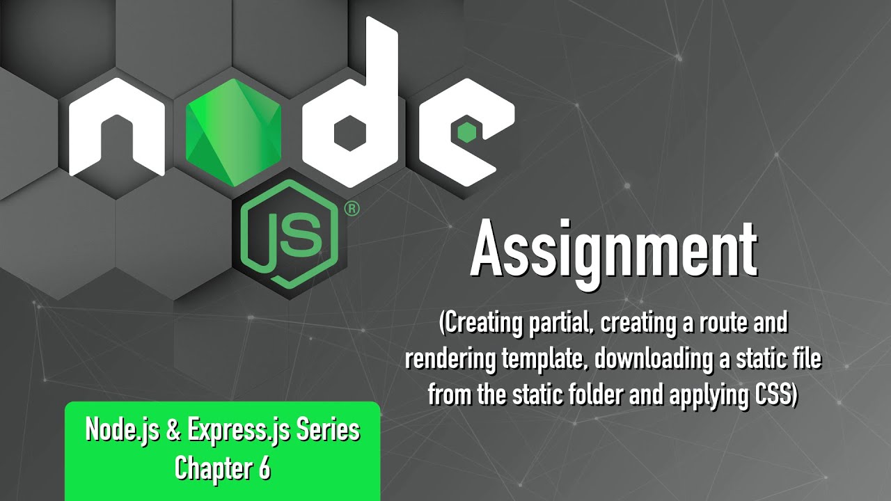 node js assignment