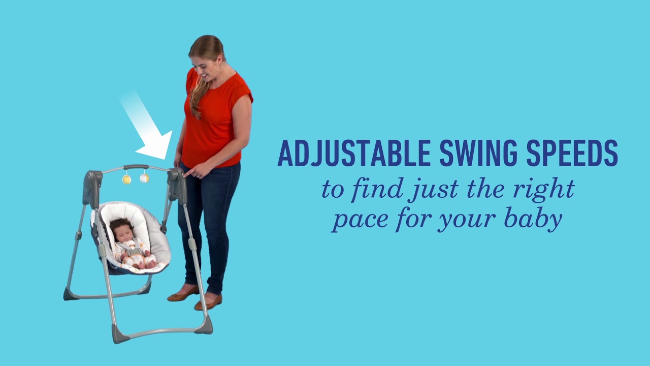 graco slim spaces 2 in 1 swing