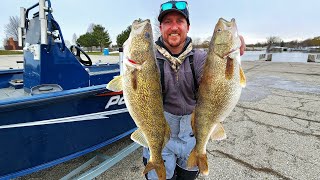 PreSpawn Walleye on Saginaw River!!!!...Catch and 'Cook' on the River.