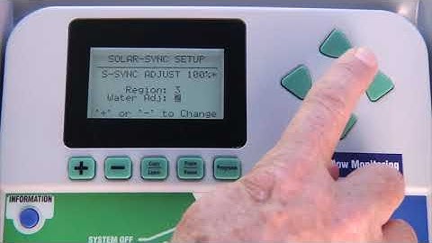 Solar Sync setup in ACC controllers