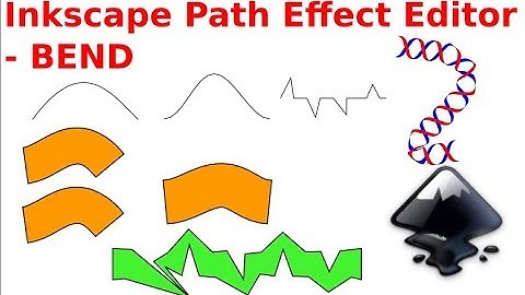 Inkscape for scientists - 16 | Path Effect Editor - Path Function - Bending or twisting objects