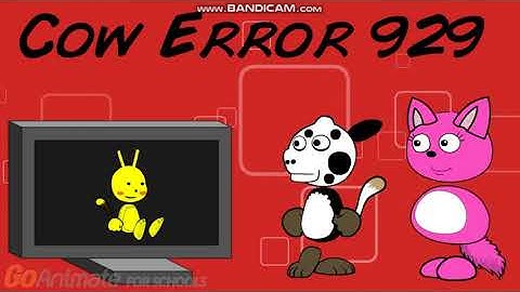 Cow Error 929