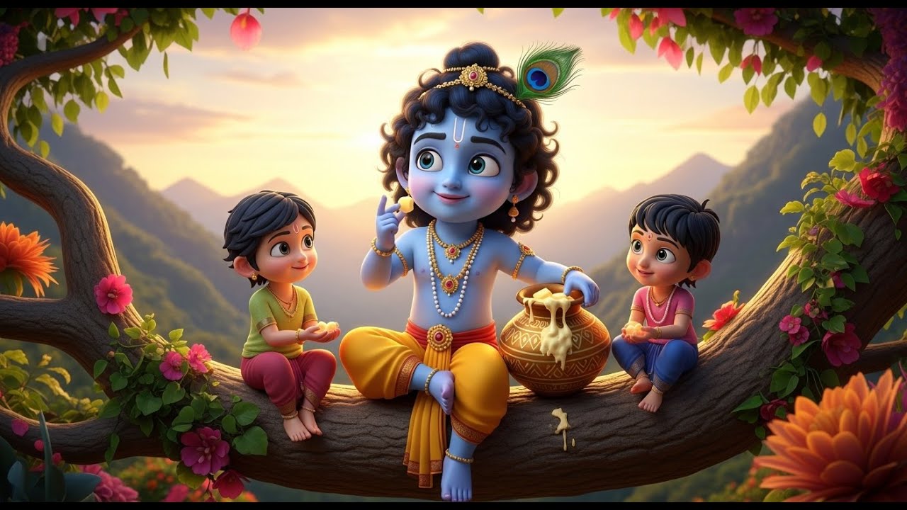 Shree Krishna Govind Hare Murari 🦚 | Most Peaceful Krishna Bhajan | Calm & Soothing Devotional Song