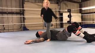 The Undertaker vs his Daughter pro wrestling training (instagram - tiktok) screenshot 4