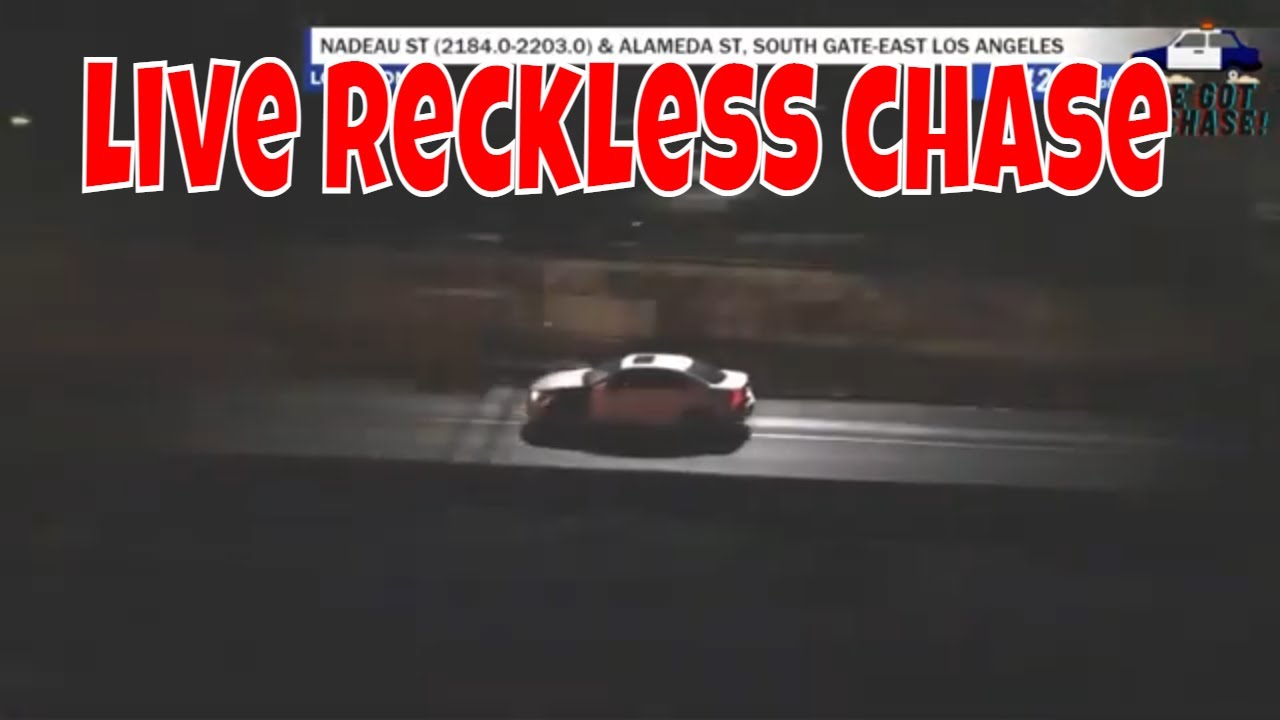 Live Police Chase of Reckless Driver - YouTube