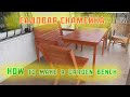 Столярка. Диван для беседки. Carpentry. How to make a garden bench.