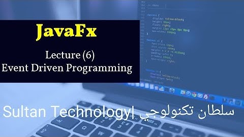 lecture(6) Event Driven Programming