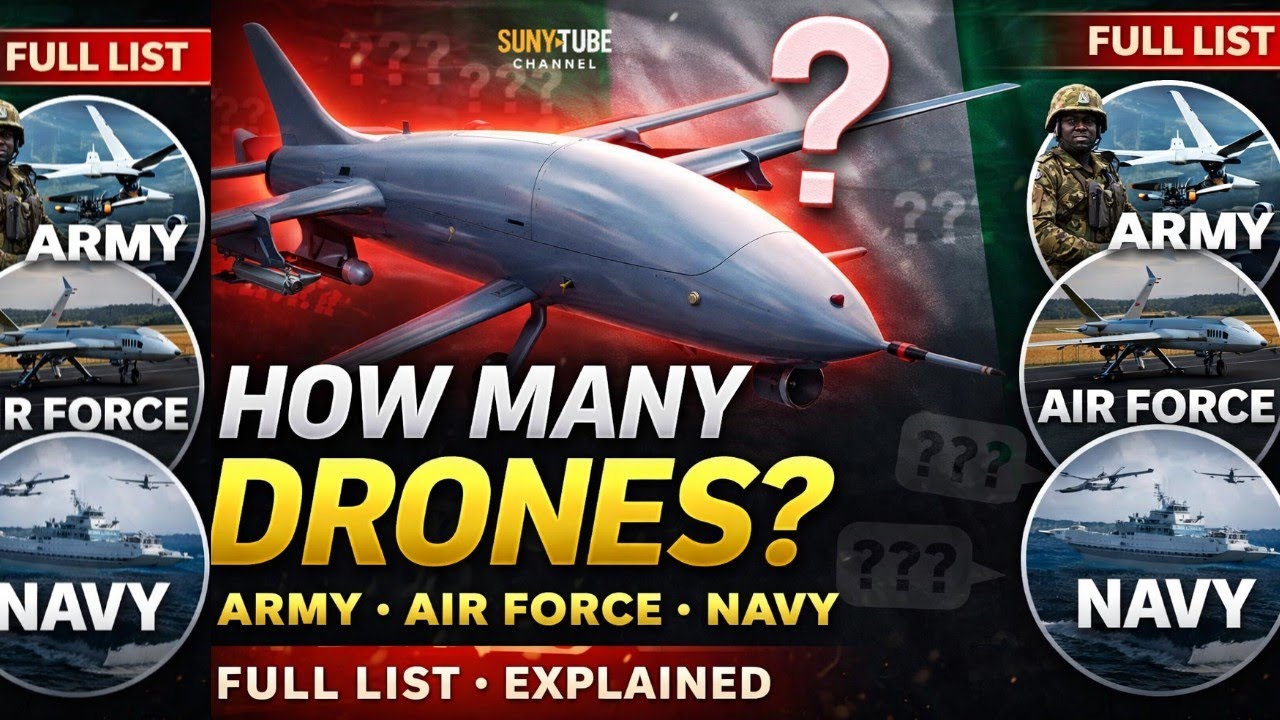 How Many Drones Does Nigeria Really Have? Complete List of Army, Air Force & Navy UAVs Explained