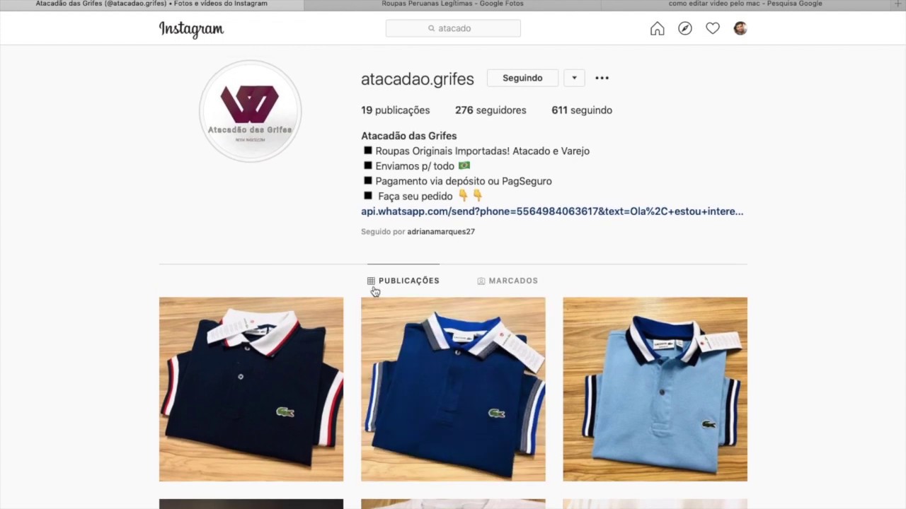 marca de roupa importada