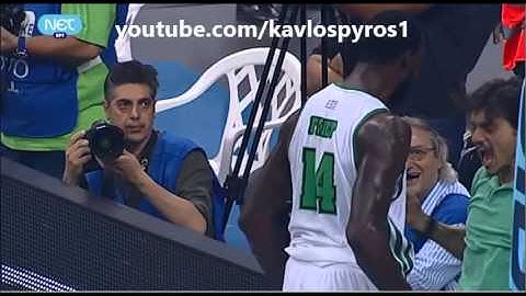 JAMES GIST BLOCKS ACIE LAW - PANATHINAIKOS OLYMPIAKOS