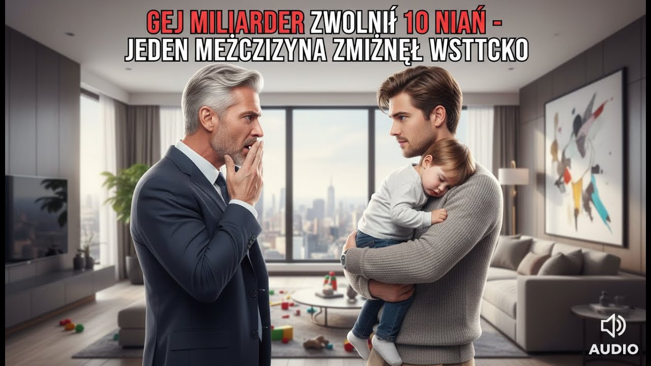 Miliarder gej zwolnił 10 niań w 2 miesiące – aż jeden mężczyzna zmienił wszystko.