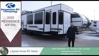 2025 Keystone Residence 40FSRL Throwing a Pork Chop - Layzee Acres RV Sales