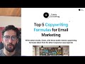 5 Email Copywriting Formulas You NEED in 2025