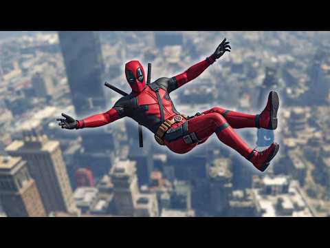 GTA 5 - DEADPOOL FAILS EUPHORIA FUNNY😅😅#gta #spiderman#deadpool