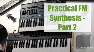 Part2: Practical FM synthesis tutorial using Opsix - common ratios and waveforms.