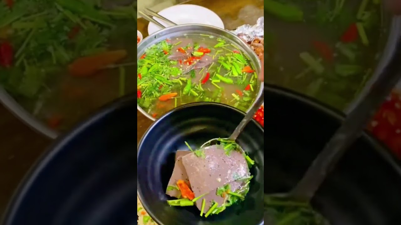 Spicy Duck Blood Soup