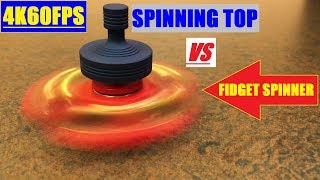 J.L. Lawson Spinning Top VS Fidget Spinner Tricks 4K 60FPS! screenshot 2