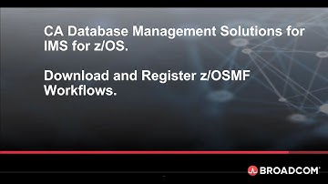 Download and Register z/OSMF Workflows for CA Database Management Solutions for IMS for z/OS