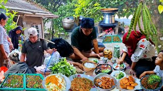 NASI AKEUL OLAHAN TRADISIONAL‼️ASIN RARONG,SAMBEL TRASI,PETE MENTAH,TEMPE BUMBU PEDAS