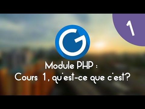 Formation IMM - Module PHP: Cours tuto 1, le PHP, qu'est-ce que c'est?