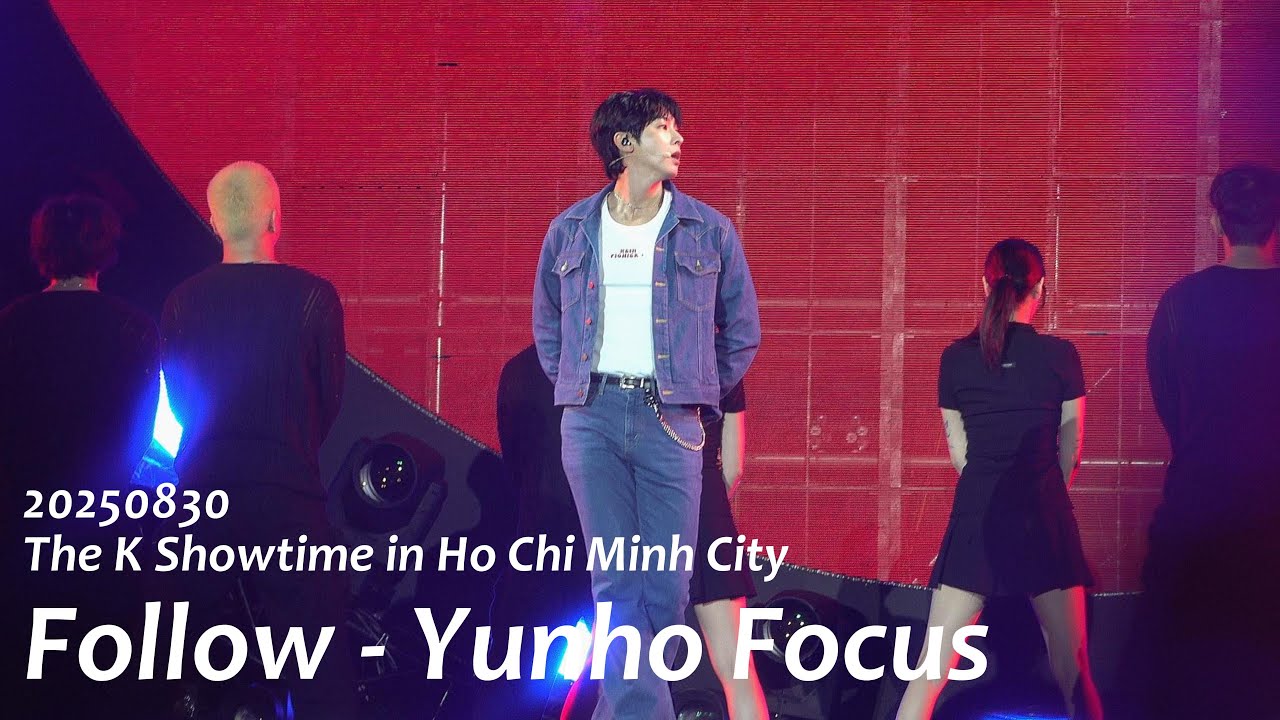 250830 Follow  -Yunho Focus- The K Showtime in Ho Chi Minh City