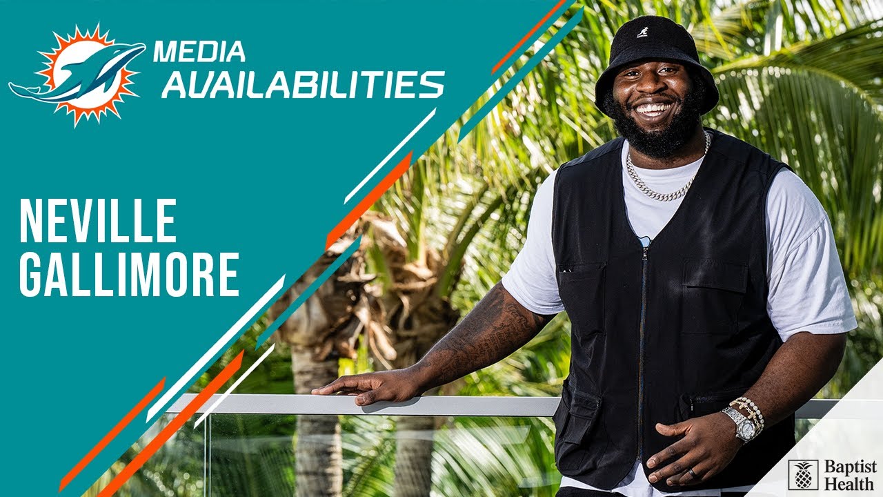 Neville Gallimore meets with the media | Miami Dolphins