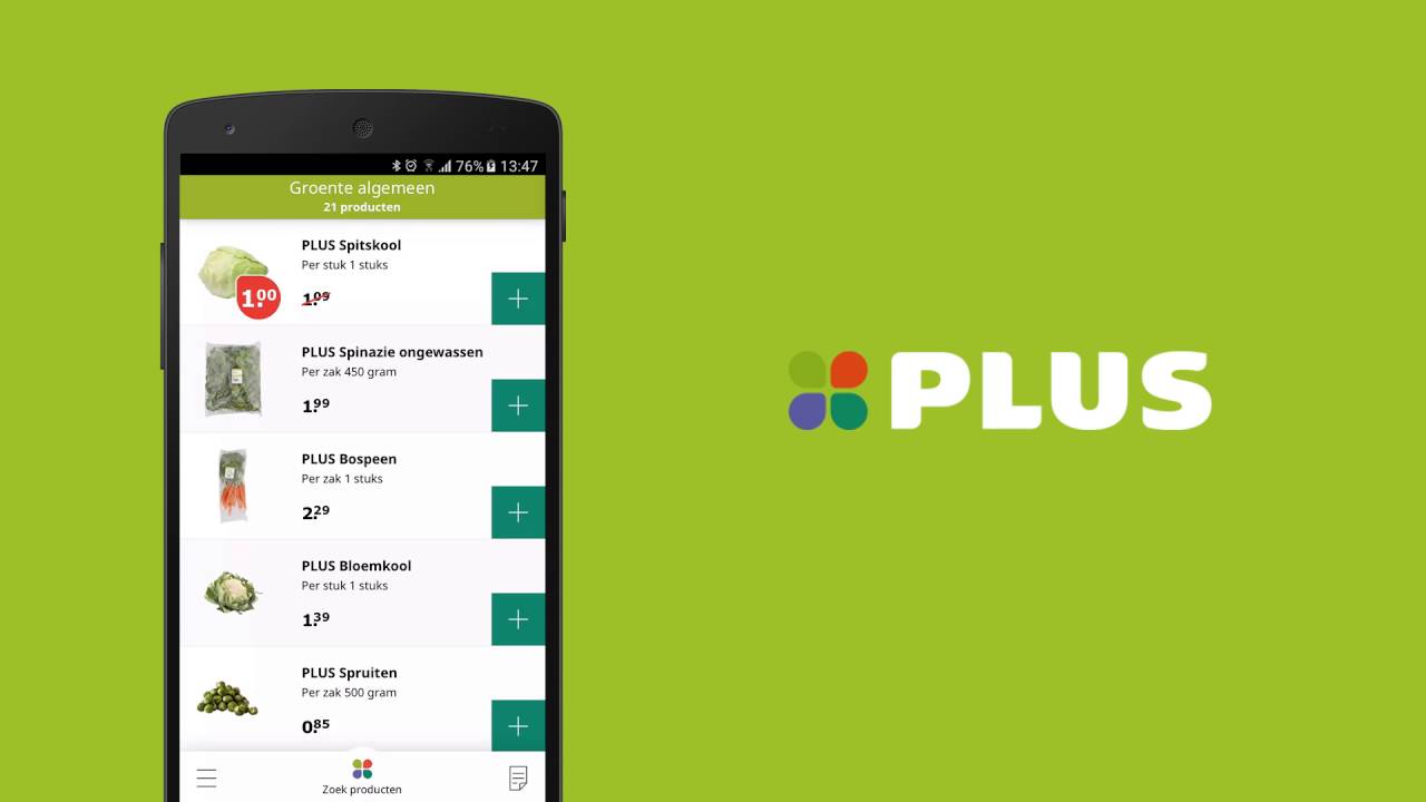 The new client retail app for PLUS made by MOBGEN