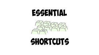 2. Type Less, Do More: Keyboard Shortcuts 101