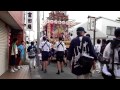 20110918-19 キネマ通り富田飯店の前を行く神明町の山車.