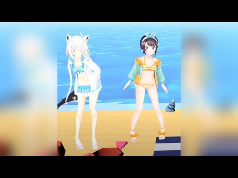 FUBUKI & SUBARU shaking hips