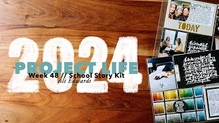 2024 Project Life // Week 48: Ali Edwards School Story Kit
