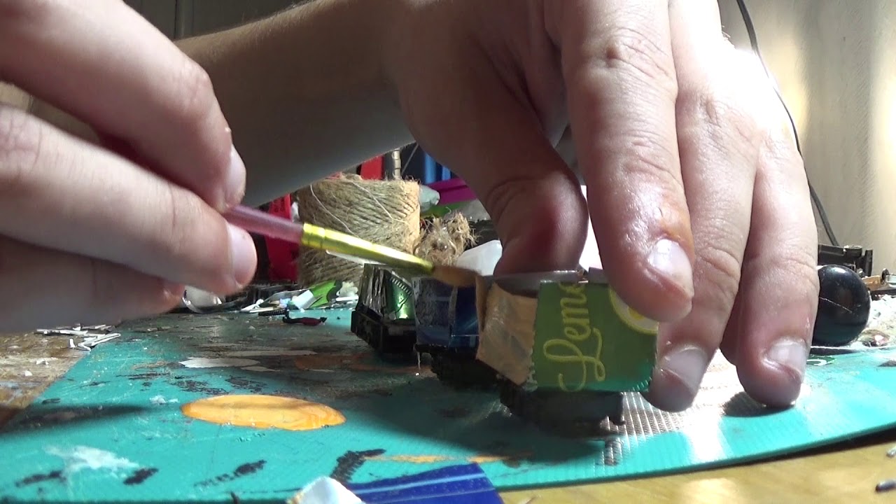 How to make a narrow gauge locomotive for a coal mine - YouTube