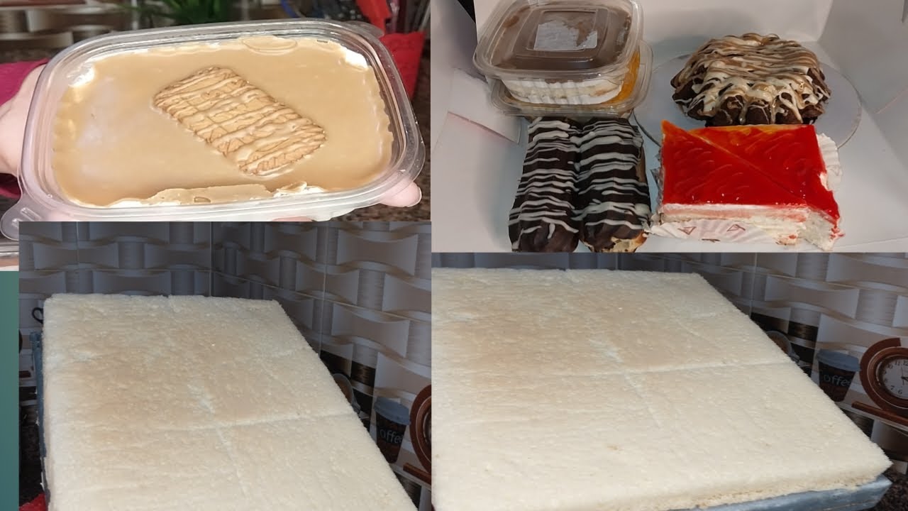 اسبونج بالدقيق العادى ف صاج ٣٠×٤٠وهنعمل منه كبات وجاتوه رووووووعه لازم تجربوه