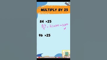 MULTIPLICATION BY 25 #trending #vedicmaths #mathsshorts #shorts #maths #shortvideos