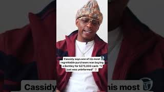 Celebrity “It Was A Waste Of Money” Cassidy Speaks on Spending 275,000 on a Bentley😳 #cassidy #bentley #money Wealth