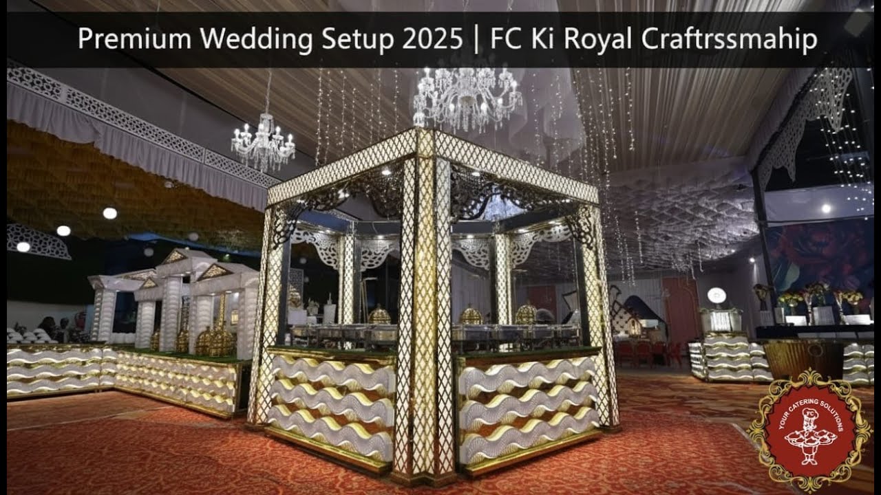 Premium Wedding Setup 2025 | Firoz Caterers Ki Royal Craftsmanship