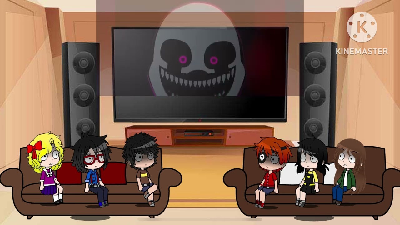 FNAF reacts to Frisk vs Springtrap