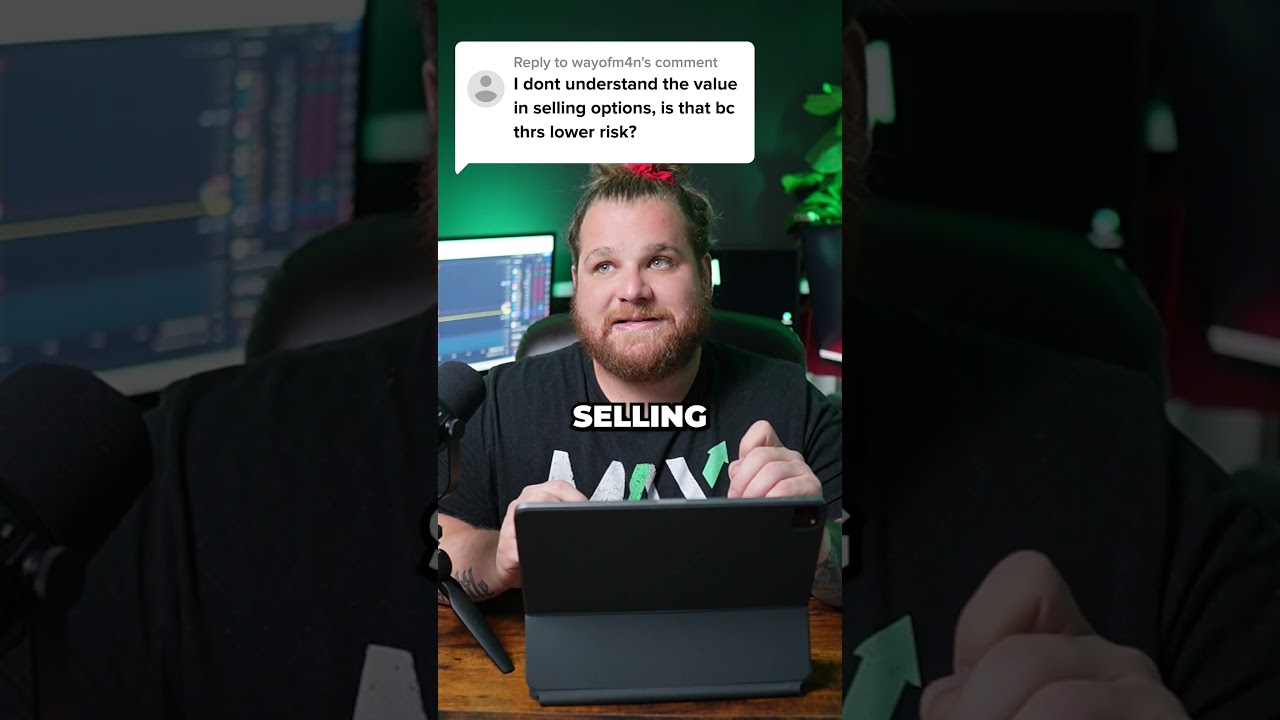 I don't understand selling options - is there less risk?