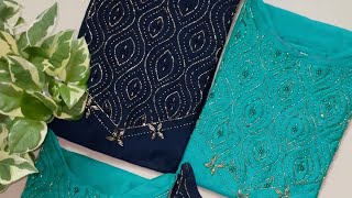 Most Demanded Handwork Kurtis Shipping