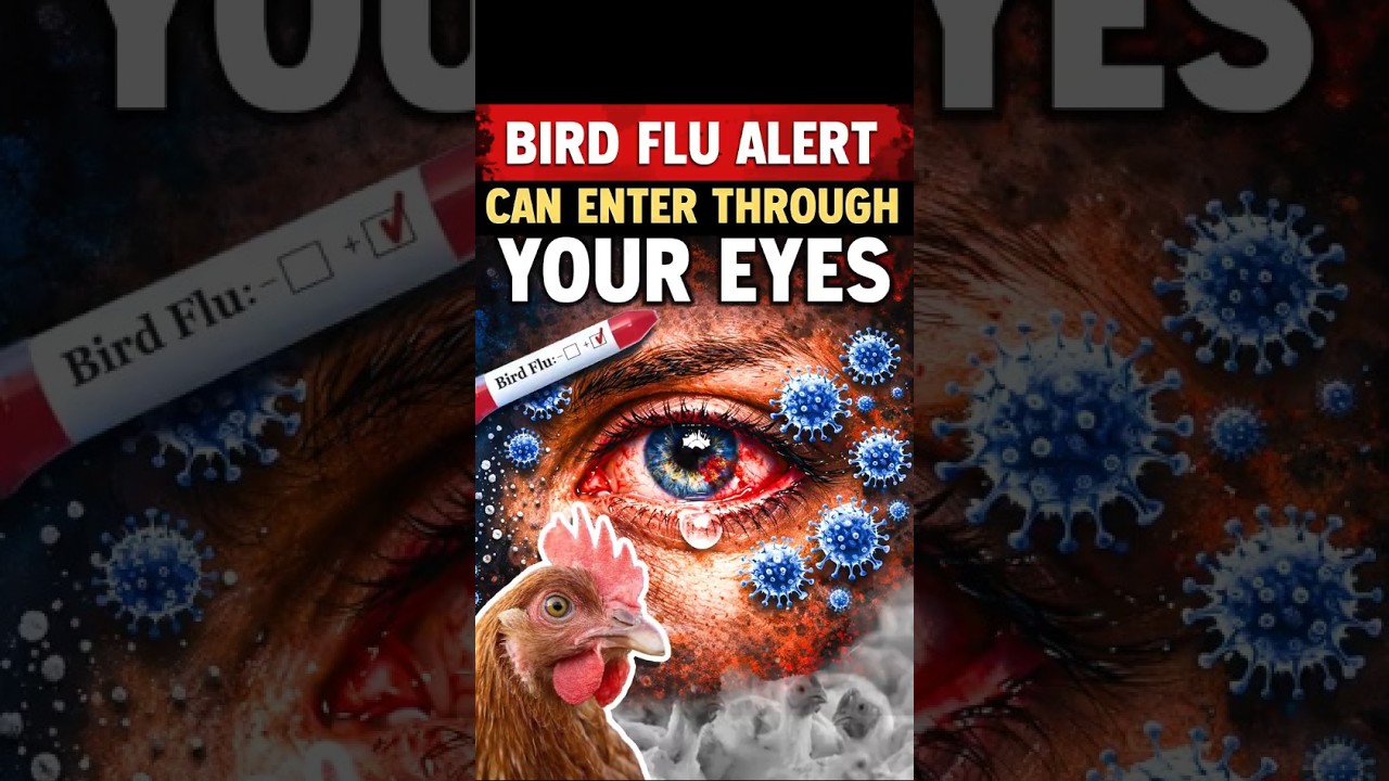 Bird Flu ALERT : It Can Enter Through Your EYES!